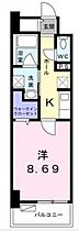 香川県高松市上福岡町（賃貸マンション1K・6階・31.91㎡） その1