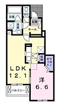 香川県高松市六条町（賃貸アパート1LDK・1階・45.84㎡） その1