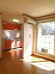 ヴィラ　エンゼルＢ 2階2LDKのリビング/ダイニング