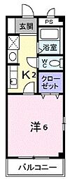 間取図画像 1K
