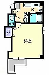 高松琴平電気鉄道琴平線 瓦町駅 徒歩5分の賃貸マンション 9階1Kの間取り