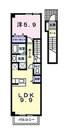 間取図画像 1LDK
