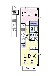 間取図画像 1LDK