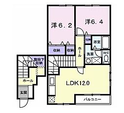 メゾン・リゾナーレコトブキ・2 2LDKの間取図画像