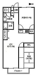 GranPremier 2LDKの間取図画像