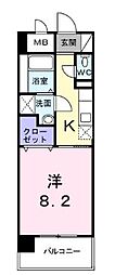 デイドリーム 1Kの間取図画像