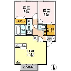 物件の間取り