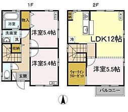 ローズコート 3LDKの間取図画像