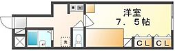 レオパレスVINGTSIX 1Kの間取図画像
