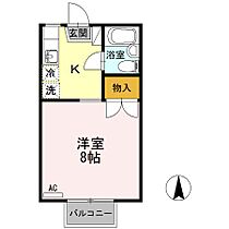 香川県高松市新北町（賃貸アパート1K・2階・23.40㎡） その2