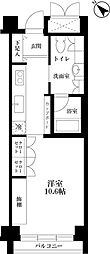 グリーンコアL渋谷 1Kの間取図画像