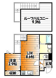 JR可部線 安芸長束駅 徒歩6分 2階/-