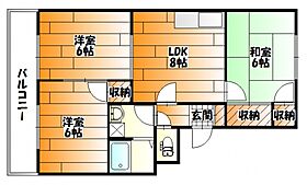 広島県広島市安佐南区山本３丁目（賃貸アパート3LDK・3階・56.94㎡） その2