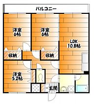 広島県広島市安佐南区山本７丁目（賃貸マンション3LDK・1階・65.70㎡） その2