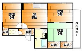 広島県広島市安佐南区西原１丁目（賃貸アパート3LDK・2階・56.10㎡） その2