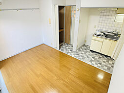 JR可部線 古市橋駅 徒歩11分の賃貸アパート 1階ワンルームのリビング/ダイニング