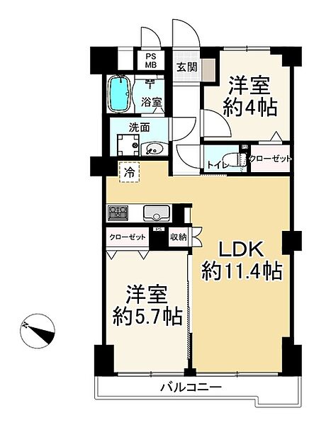 間取りを拡大表示