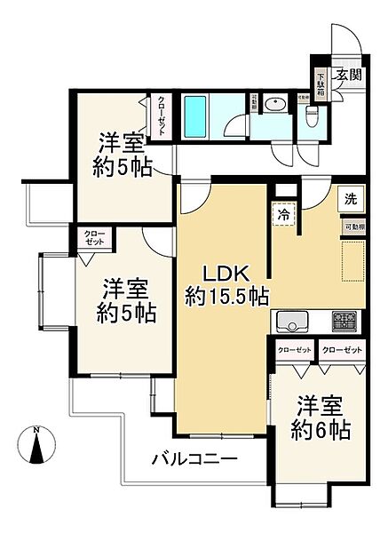 間取りを拡大表示