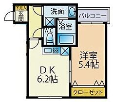 Lily Residence（リリーレジデンス） 203 ｜ 千葉県千葉市中央区鵜の森町1-2（賃貸アパート1DK・2階・30.07㎡） その2