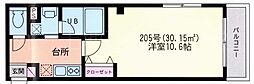 メゾン・ド・亀岡 1Kの間取図画像