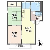 グランシード　Ｂ  ｜ 京都府福知山市東羽合町（賃貸アパート2LDK・2階・49.25㎡） その2