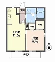 ラ フォーレ 柏原 Ｂ  ｜ 兵庫県丹波市柏原町柏原（賃貸アパート1LDK・1階・42.00㎡） その2