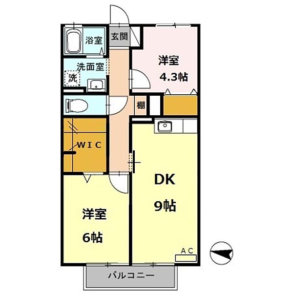 ライブ 池ノ本 ｜京都府福知山市篠尾新町４丁目(賃貸アパート2DK・1階・53.06㎡)の写真 その2