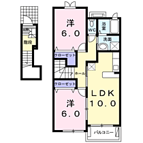 アプローズ Ｓ・Ｔ  ｜ 京都府舞鶴市字京田（賃貸アパート2LDK・1階・57.22㎡） その2