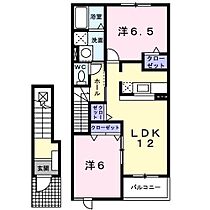 グランツ　オーク  ｜ 京都府舞鶴市字福来（賃貸アパート2LDK・2階・58.86㎡） その2