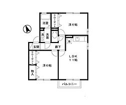 ＲＩＯ ＡＯＮ　 II番館  ｜ 京都府綾部市青野町下入ケ口（賃貸アパート2LDK・2階・55.20㎡） その2