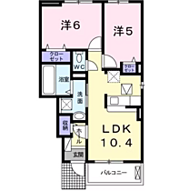 プロムナード　シエル  ｜ 京都府福知山市問屋町（賃貸アパート2LDK・1階・49.60㎡） その2