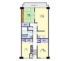 小手指ハイツG棟  ｜ 埼玉県所沢市小手指町3丁目（賃貸マンション3LDK・8階・72.86㎡） その2