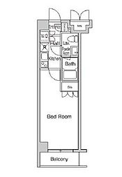 JR中央線 西荻窪駅 徒歩4分の賃貸マンション 3階1Kの間取り