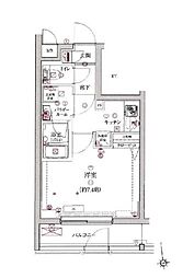 東京メトロ丸ノ内線 東高円寺駅 徒歩5分の賃貸マンション 1階1Kの間取り