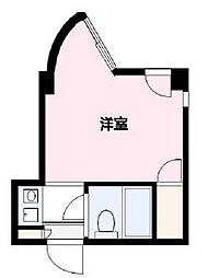 東京メトロ丸ノ内線 東高円寺駅 徒歩9分の賃貸マンション 5階ワンルームの間取り