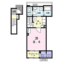 JR青梅線 福生駅 徒歩9分 2階/-