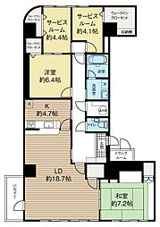 間取図画像 2SLDK