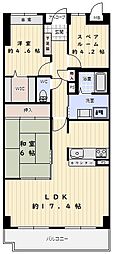 ローズヴィラ垂水東 2SLDKの間取図画像
