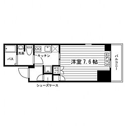 KDXレジデンス東新宿 1Kの間取図画像