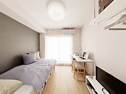 学生会館 classy BASE つつじヶ丘[食事付き] 2階ワンルームのリビング/ダイニング