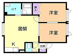 ディープヴィレッヂＡ 2階