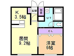 間取図画像 1LDK