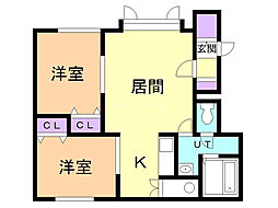 メゾンド神居A 2階