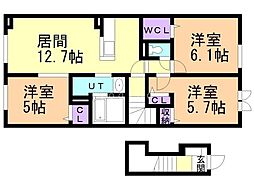 間取図画像 3LDK