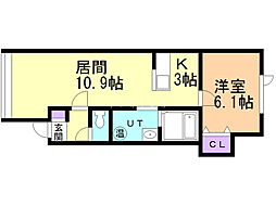 ゼロワン　ウエスト 1階