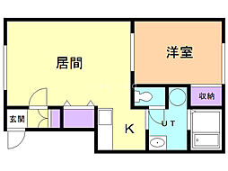 間取図画像 1LDK