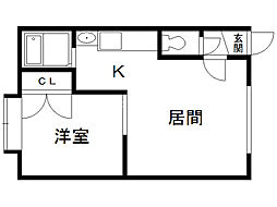 間取図画像 1LDK