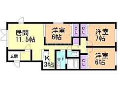 物件の間取り
