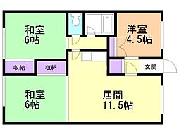 間取図画像 3LDK