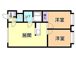 ハマナスコーポ 2階/202